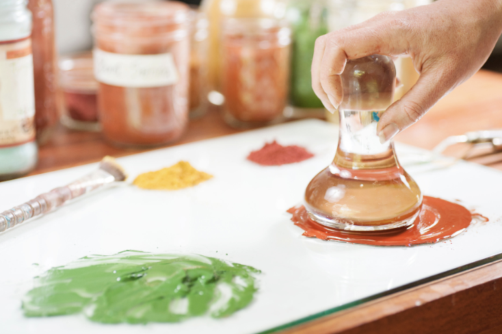 Recipe: Natural Earth Oil Paints
